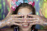 Glitter Girl - Unicorn Face Gems - Ice Queen