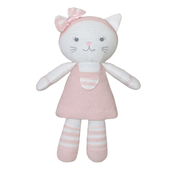 Living Textiles Knitted Toy - Daisy The Cat