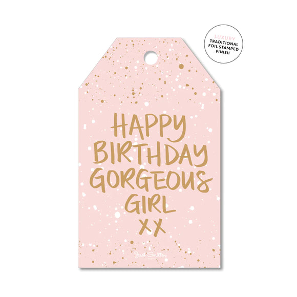 Just Smitten - HB Gorgeous Sparkle - Gift Tag