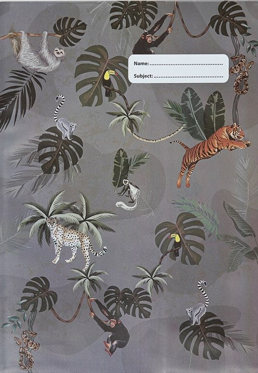 Spencil - A4 Book Cover - Jungle Mayhem l