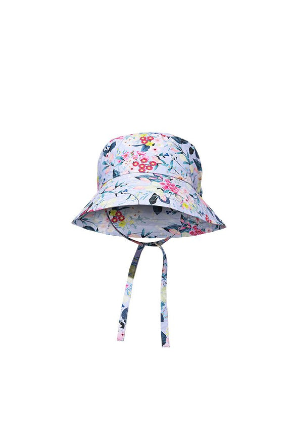 Milky Spring Garden Floral Junior Hat