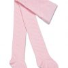 Marquise - Knitted Cotton Tights - Diamond - Pink