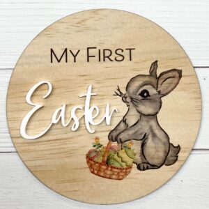 3D My First Easter Plaque - Bunny