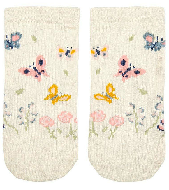 Toshi Organic Baby Socks Jacquard - Dancing Butterflies
