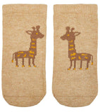 Toshi Organic Baby Socks Jacquard - Mr Giraffe