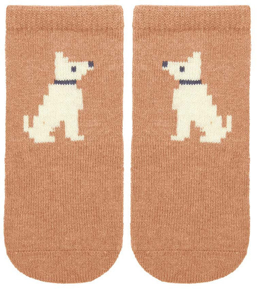 Toshi - Organic Baby Socks - Puppy