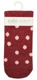 Toshi Organic Baby Socks Jacquard - Rosewood