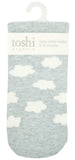 Toshi Organic Baby Socks Jacquard - Storm