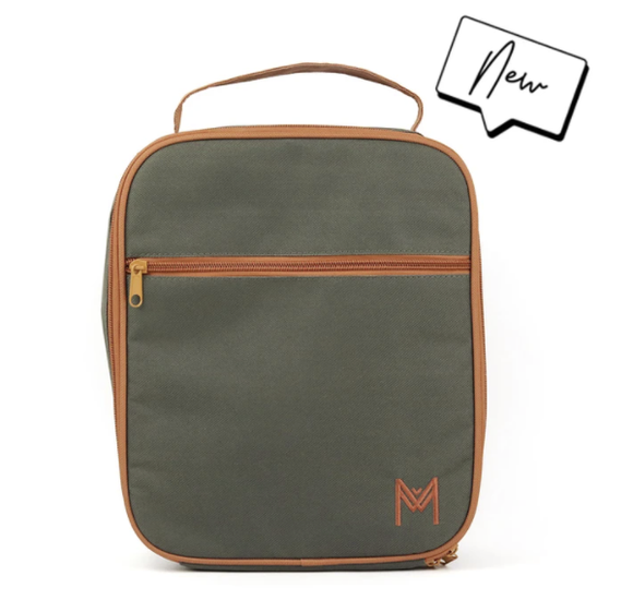 MontiiCo - Large Insulated Lunch Bags - Moss