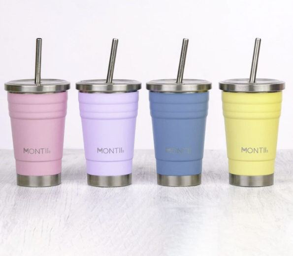 MontiiCo Mini Smoothie Cup, Blueberry Blue