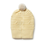 Wilson & Frenchy - Knitted Spot Hat - Pastel Yellow