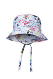Milky Spring Garden Floral Junior Hat
