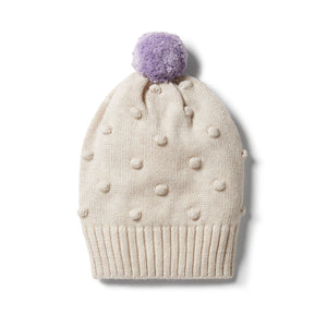 Wilson & Frenchy Knitted Spot Jacquard Hat