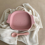 Little Eli - Puppy Silicone Suction Plate + Spoon + Storage Bag