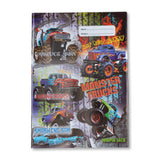 Spencil - A4 Book Covers - Monster Trucks 1