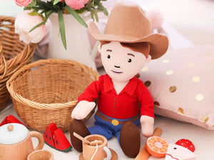 George the Farmer - Ruby Farmer Cuddle Doll