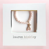 Lauren Hinkley - Pink Pearl Ballet Shoes Bracelet