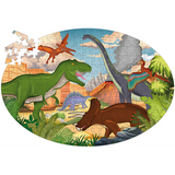 Sassi - Travel, Learn & Explore Puzzle & Book Set - Dinosaurs