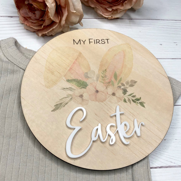 3D My First Easter Plaque - Ears